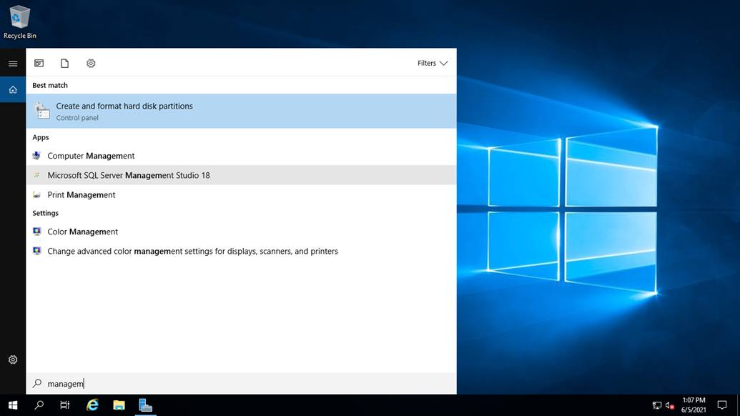 How To Create A SQL Server Instance In The Managed Virtual Machine